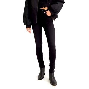 Levi’s Mile High Super Skinny Black Jeans | Size 26